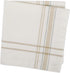 DII French Stripe Tabletop Collection Farmhouse Style Dining Table Linen Napkin Set, 20x20, White Chambray, 6 Piece...