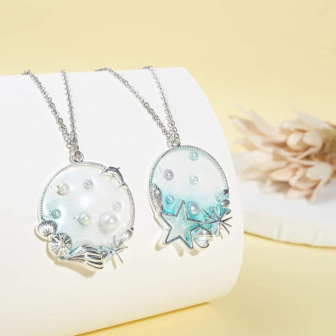 Allazone 37 PCS Open Bezel Charms, 36 PCS Mixed Open Bezels for Resin 9 Style Alloy Frame Pendants 2 Color Hollow Resin Frames for Resin Casting, ...