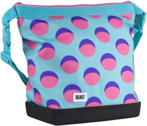 BUILT Lex Polyester Lunch Tote Bag - Lightweight, Insulated and Reusable Retro Moon Dot 5251733...