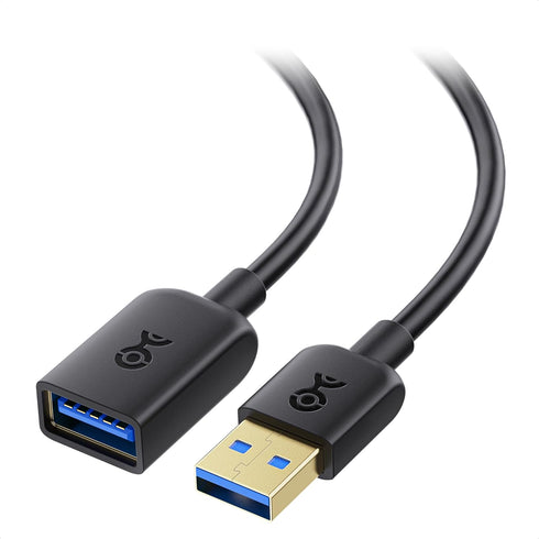 Cable Matters Long USB to USB Extension Cable 10 ft (USB 3.0 Extension Cable/USB Extender) in Black for Webcam, VR Headset, Printer, Hard Drive an...