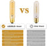Dimmable E26 Edison Bulb 6W Equal 60 watt Light Bulb AC120V Warm White 2700K Amber Glass Edison Light Bulbs 60 Watt 600LM Tubular T10 led Bulb for...