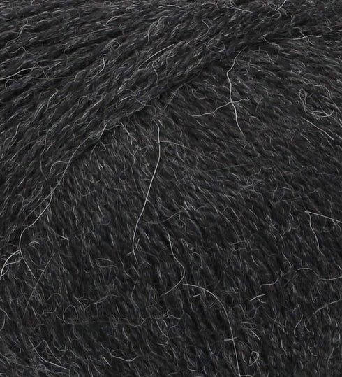 Blend Alpaca Yarn Wool Set of 3 Skeins Fingering Worsted Weight - Heavenly Soft and Perfect for Knitting and Crocheting (Charcoal Gray, Fingering)...