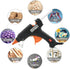 Hot Glue Guns with Glue Sticks, Mini Hot Melt Glue Gun Kit for Crafts, Glue Gun for School DIY Arts, Sealing, Home Repairs, Black...