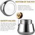 2 Cup 100ML 3.3oz Stovetop Espresso Maker Stainless Steel Moka Pot Espresso Maker Percolator Italian Coffee Maker Capable Moka Coffee Machine Cafe...