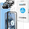 OMOTON 3+3 Pack for Pixel 8 Pro Screen Protector, 3 Pack for Google Pixel 8 Pro Tempered Glass, 3 Pack Camera Lens Protector, Fingerprint Compatib...