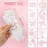 60 Pcs 6x6 Inch Flower Stencils for Painting on Wood Reusable Floral Stencils Bird Wall Stencil Butterfly Leaf Drawing Template DIY Craft Summer S...