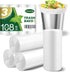 Small Trash Bags 3 Gallon, 108 Count Garbage Bags Bathroom Mini Trash Can Liners, fit 10-13 Liter Clear...
