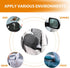 2 PCS Car Side Mirror Snow Cover, 12.9" x 10.6" 210D Silver-Coated Oxford Cloth Waterproof Dustproof Side Mirror Cover, All-Season Protection Mirr...