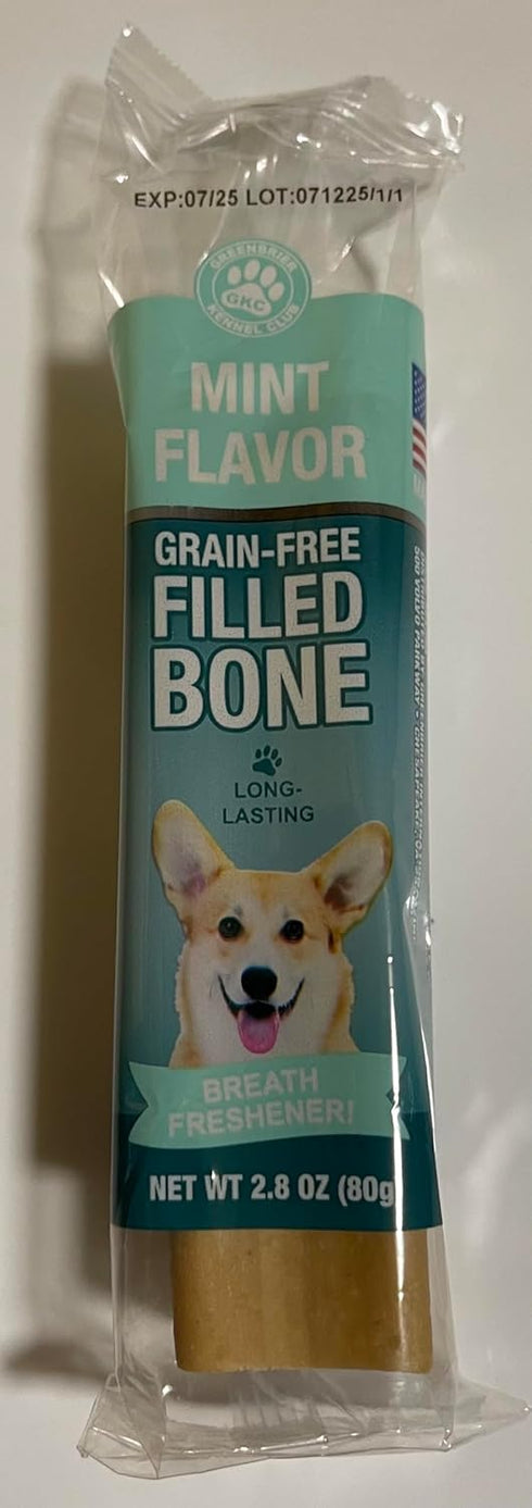 Mint Flavor Grain Free Filled Bone 2.8oz...