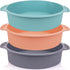 9 inch Silicone Round Cake Pan - Non stick bread pan for baking cake pizza bread and More Food Grade & BPA Free Set of 3...