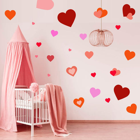 Heart Stencils for Painting on Wood,16 Pcs Plastic Large to Small Different Sizes Heart Templates for Drawing and Crafts,Spraying on Wall-Reusable...