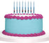 Set of 3D Frozen for Children's Cakes-8 Decorative Birthday Candle, Wax, Multicoloured, Standard Size...