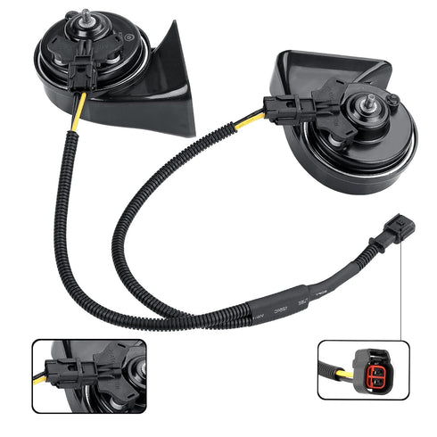 Car horn wiring harness Pigtail Socke?plug-and-play horn one-to-two wiring harness Compatible with Ford Chevrolet...
