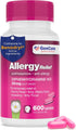 GenCare - Allergy Relief Medicine | Antihistamine Diphenhydramine 25mg (600 Tablets Per Bottle) Value Pack | Relieve for Itchy Eyes, Sneezing, Run...