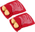 2 Pack Premium Microwave Potato Bags, Reusable Baked Potato Microwave Bag for Perfectly Cooked Potatoes, Red...
