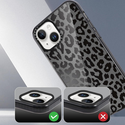 2 Pack Cheetah Cases for Apple iPhone 13 / iPhone 14 Case 6.1 inch, Clear with Cute Fashion Leopard Patterns for Girls Women, Slim Funda with Shoc...