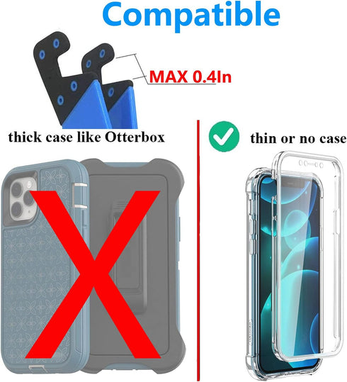 Portable Cell Phone Stand for Desk 4 Pack, Foldable Pocket Travel Mobile Phone Holder, Upgrade Universal V Smartphone Kickstand Mount Compatible w...