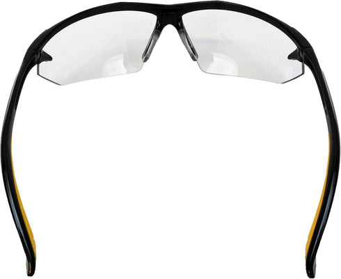 DEWALT Spector In-Viz Bifocal Safety Glass - Black/Yellow Frame - Clear Lens...