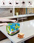 Toaster Cover 4 Slice, Summer Holiday Happy Camping Camper Design Bread Maker Cover Toaster Dust Cover with Pockets, Dust-Proof Cover for Kitchen ...