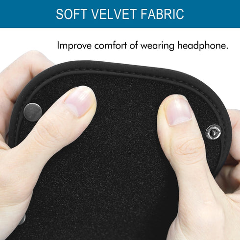 Replacement Headphone Headband Cover for Corsair Virtuoso, Audio Technica ATH M Series M50X, M50XBT, M50, M40X & More, Cushion Pad Protector Repai...