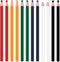 Moalin 12Pcs Sewing Mark Pencil, Sewing Fabric Pencils Free Cutting Crayons Sewing Fabric Pencil Tailor's Marking and Tracing Tools (6 Colors)...