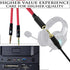 SaiTech IT 3.5 mm Exclusives Headphone Splitter for Computer 3.5mm to 2 Dual Mic Audio Y Splitter Cable Smartphone Headset to PC Adapter, Tablet (...