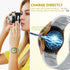 4 Pack for Samsung Galaxy Watch 6 Bluetooth 40mm 44mm Screen Protector Case,Galaxy Watch 6 Cover Soft TPU Plated Protective Case Scratch Resistant...