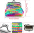 2 Pack Coin Purse for Women Sequin Small Coin Purse with Kiss-Lock Closure Colorful Glitter Reversible Sequin Change Purse Wallet for Women Girls ...