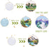 HILYPINK 4 Set Embroidery Kit for Beginners, Cross Stitch Kits for Adults with Floral Pine Scenery Mountain Pattern Hand Crafts Include Embroidery...