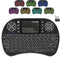 2.4GHz Backlit Mini Keyboard Touchpad Mouse, Mini Wireless Keyboard with Touchpad and Multimedia Keys for Android TV Box Smart TV HTPC PS3 Smart P...
