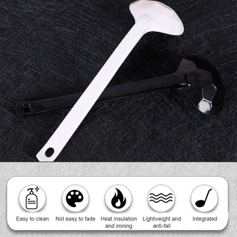 Hemoton Soup Ladle 5pcs Melamine Ramen Spoons Soup Eating Spoons Long Handle Soup Ladles Asian Soup Spoon for Asian Soup Cooking Gravy Ladle...