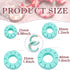 TAINSKY 4 Pcs Polymer Clay Hoop Guide, Polymer Clay Cutters for Polymer Clay Jewelry Making, Plastic Hoop Earring Maker Guide for Polymer Clay Ear...