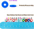 3600 PCS Christmas 10 Strands Clay Beads Polymer Clay Beads for Jewelry Making, with 50pcs Christmas Clay Charms and 200pcs Letter Beads for Brace...