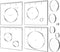 Pack of 4 Circle Inlay Template Set, Router Templates for Woodworking,Router Jig Templates Decorative Templates...