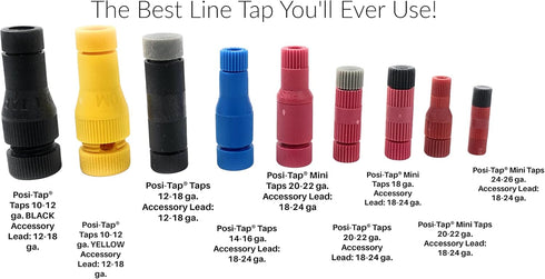 Posi-Tap taps 14-16 ga. Pack of 15. Posi Taps. The Best Line Tap Youll Ever Use! (Choose Your Gauge Size and Amount) (15, 14-16)...
