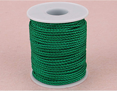 Nylon Twine String Cord Thread for Beading Bracelets Jewelry Making DIY Crafts (2mm-95feet, Green)...
