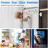 DAYTECH Freezer Door Alarm with Delay 1/2/3/4 mins When Left Open Window Chime Close Doors Reminder Refrigerator Door Alarm 0 to 120 dB for Fridge...