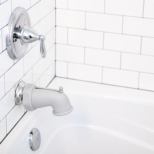 Ubbi Baby Bathtub Spout Guard Cover Faucet Safety Cover for Baby or Toddler Gray...