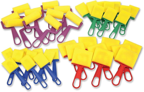 Chenille Kraft Foam Brushes/Rollers Classroom Pack (CKC5212)...