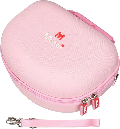 Mchoi Hard Case Suitable for Riwbox CT-7 Pink/for Jack CT-7S Cat Green 3.5mm/ for iClever IC-HS01 Bluetooth Wireless Over-Ear Headphones Headset f...