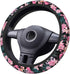 Tropical Flamingo Steering Wheel Cover Non-Slip Auto Steering Wheel Protector Car Accessories Universal Fit 15 Inches for Men Women...