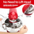Updated for KitchenAid Tilt Head 4.5-5 QT Pouring Shield (for Stainless Steel Bowls Only), Fully Enclosed Foldable Lid Mixer Bowl Cover for Kitche...