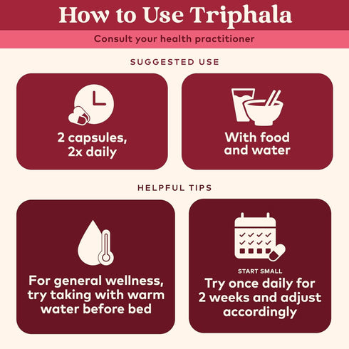 ORGANIC INDIA Triphala Capsules Organic - Herbal Supplement with Amla, Bibhitaki, Haritaki, Digestion & Colon Support, Immune System Support, Adap...