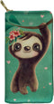 Sloth Wallet for Women PU Leather Purse with Card Holder Zip Around Clutch Wallets...