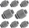 8 Pack NPT Nonmetallic Conduit 1/2-in Electrical Conduit Fittings PVC Straight Connectors Liquid Tight Conduit Connectors...