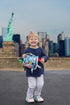 Baby Jack & Co 8x8” Learning Lovey NYC New York Tag Toys for Babies - Baby Crinkle Toys - Soft & Safe - Learn USA Cities and Shapes - Ideal Baby T...