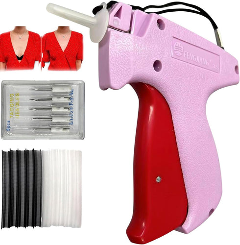 Fine Stitch Gun Stitchy Quick Clothing Fixer for Clothes,Micro Tagging Gun for Clothing with 6 Fine Needles & 1000 Pcs Fasteners,Mini Speedy Stick...