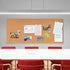 Self-Adhesive Cork Board Roll, 1/8" Thick Cork Boards for Walls, 20"x16" Cork Board Rolls Bulletin Boards for Home School Officel(3mm,Roll,20")...