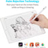 iPad 10th/9th/8/7 Generation 10.2" Stylus Pen with Palm Rejection, Active Stylus Digital Pen Rechargeable with Sensitive Plastic Fine Point Stylus...