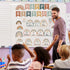 Modern Boho Classroom Birthday Bulletin Board Decorations Boho Nameplates Birthday Rainbow Cutout Decoration for Classroom Decors Wall Preschool C...